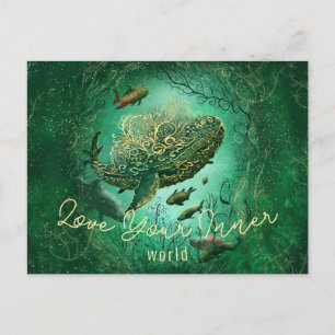 Magical underwater world customisable  postcard