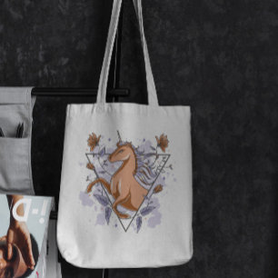 Magical Unicorn And Flowers Deisgn Tote Bag
