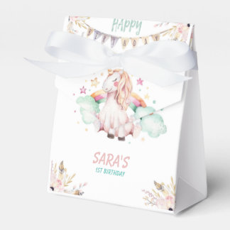Magical Unicorn birthday giveaways Favor Box
