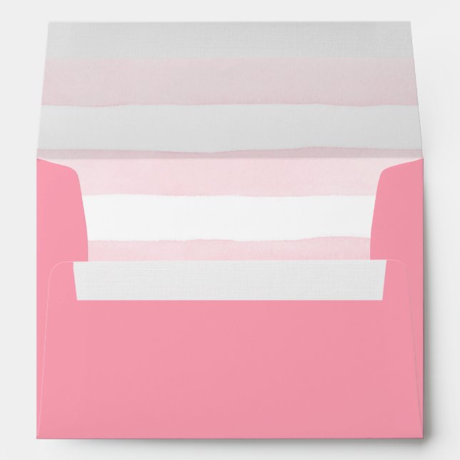 Magical Unicorn Birthday Party Baby Shower Envelopes (Back (Bottom))
