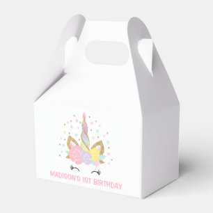 Magical Unicorn Birthday Party Favour Box. Favor Box