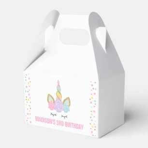 Magical Unicorn Birthday Party Favour Box. Favor Box
