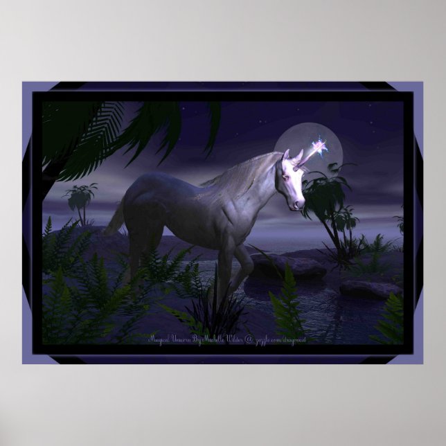 Magical Unicorn by Michelle Wilder Poster (Front)