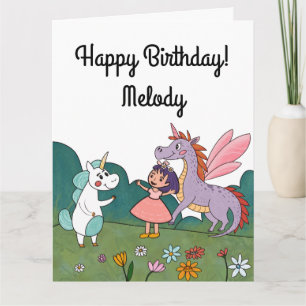 Magical Unicorn Card