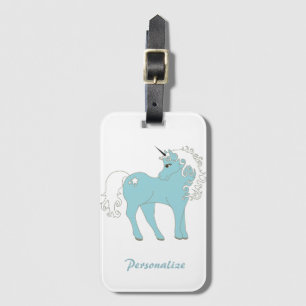 Magical Unicorn Cute & Adorable with Star Luggage Tag