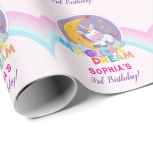 Magical Unicorn Dream Wrapping Paper