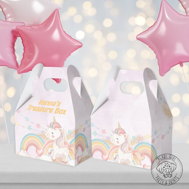 Magical Unicorn Favor Box (Creator Uploaded)