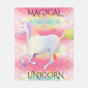 MAGICAL UNICORN fleece blanket. Blanket