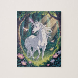 Magical unicorn forest jigsaw puzzle