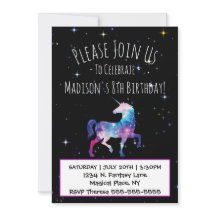 Magical Unicorn Galaxy Birthday