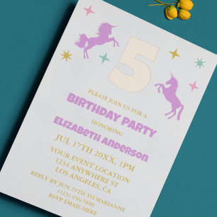 Magical Unicorn Girls Birthday