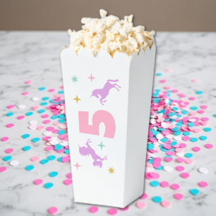 Magical Unicorn Girls Birthday Favor Box