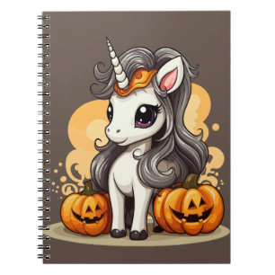 Magical Unicorn: Halloween Pumpkin Adventure Notebook
