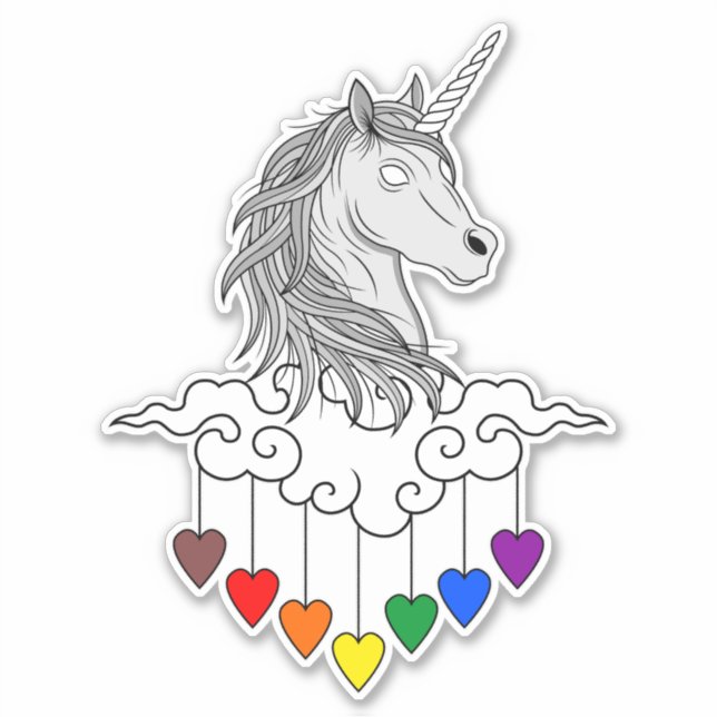 Magical Unicorn Illustration Design Art (Front)