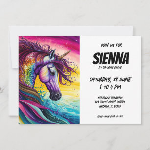 Magical Unicorn Invitation