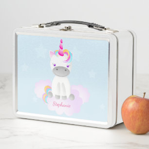 Magical Unicorn Metal Lunch Box