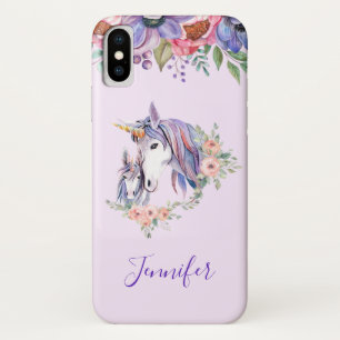 Magical Unicorn Mom & Baby Watercolor Case-Mate iPhone Case