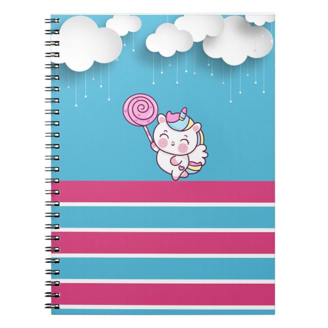 Magical unicorn  notebook (Front)