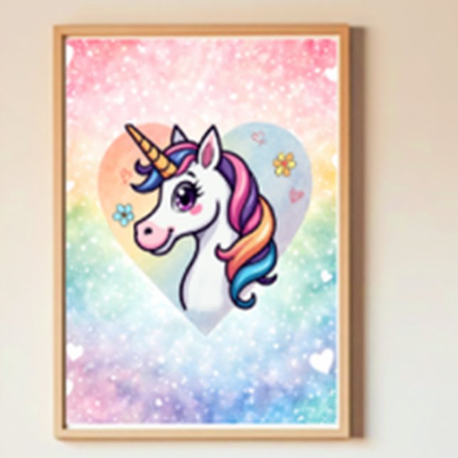 Magical Unicorn Nursery Poster (Creator Uploaded)