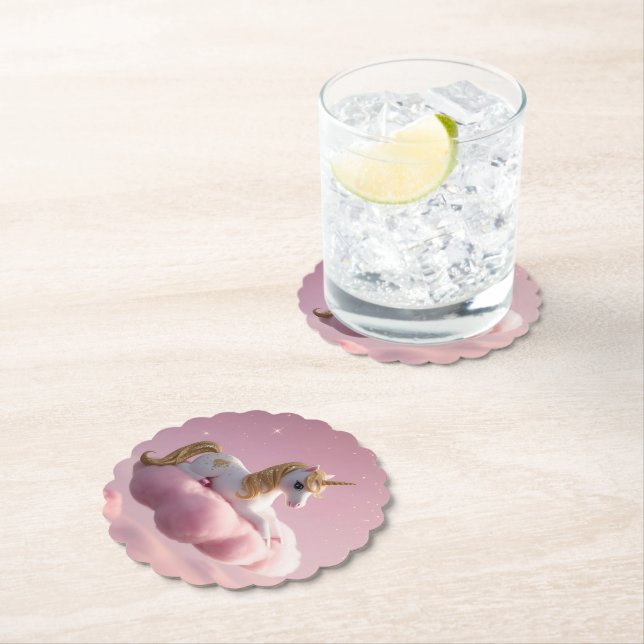 Magical Unicorn Paper Coaster (Insitu)