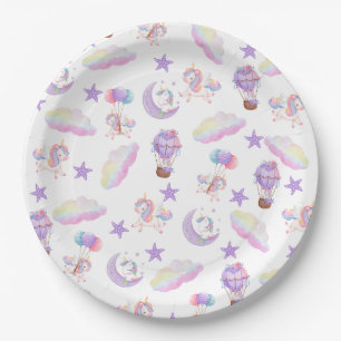 Magical Unicorn Party Box  Paper Plate