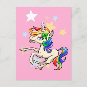 Magical Unicorn Postcard