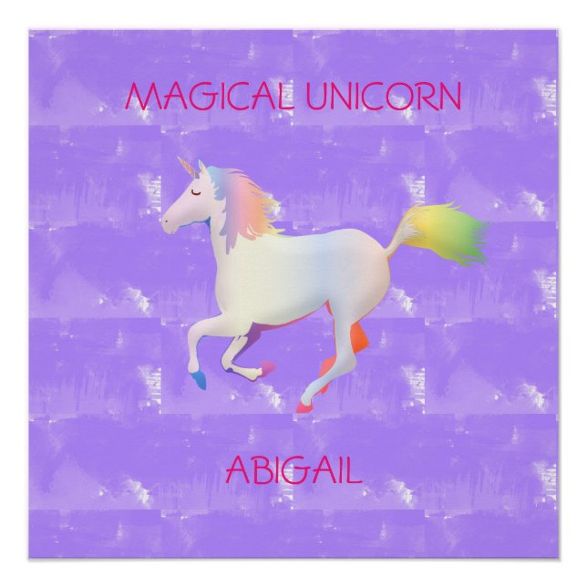 Magical Unicorn    Poster (Front)