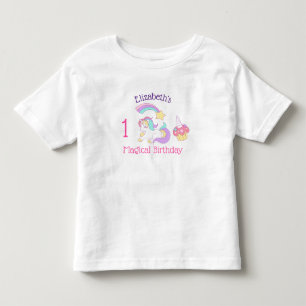 Magical Unicorn Rainbow Shooting Star & Cupcake Toddler T-shirt