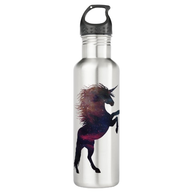 Magical Unicorn Space Nebula 710 Ml Water Bottle (Front)