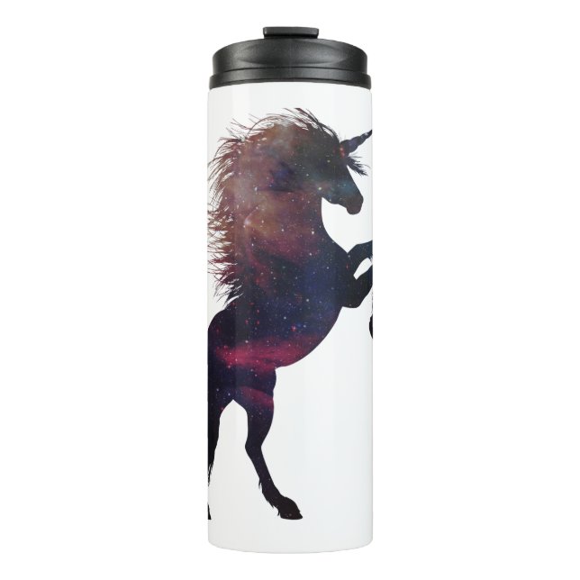 Magical Unicorn Space Nebula Thermal Tumbler (Front)