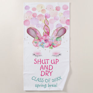MAGICAL UNICORN Spring Break Beach Towel