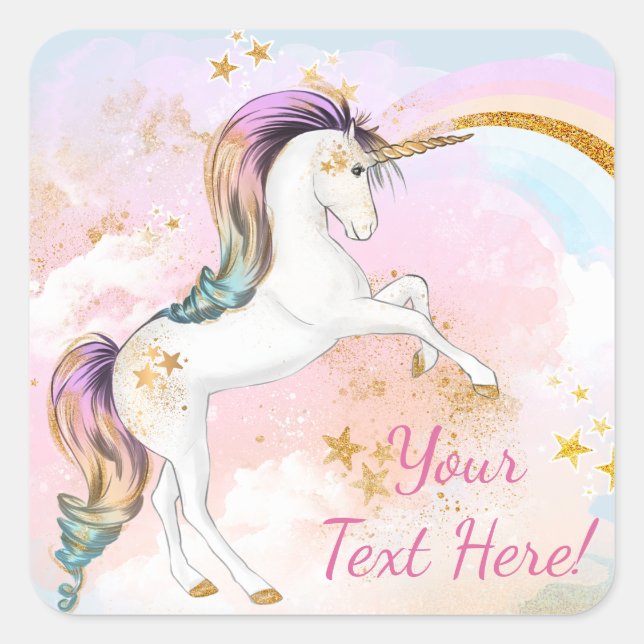 Magical Unicorn Stickers (Front)