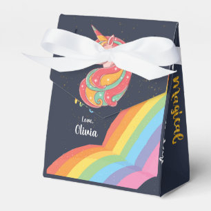 Magical Unicorn Themed Birthday Favour Box