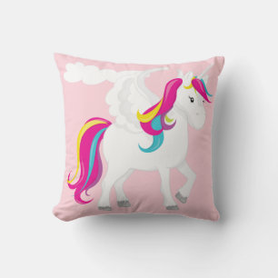 Magical Unicorn Throw Pillow