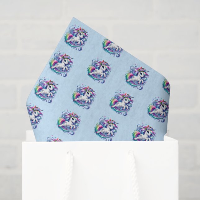 Magical Unicorn Tissue Paper (Gift Bag)
