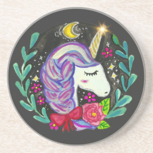 Magical Unicorn Vibes  Coaster