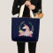 Magical Unicorn with Florals Custom Library Bag