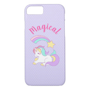 Magical Unicorn with Rainbow Shooting Star Case-Mate iPhone Case