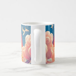Magical Unicorns Fantasy River Landscape Adventure Coffee Mug