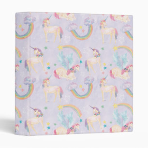 Magical Unicorns Pattern Binder