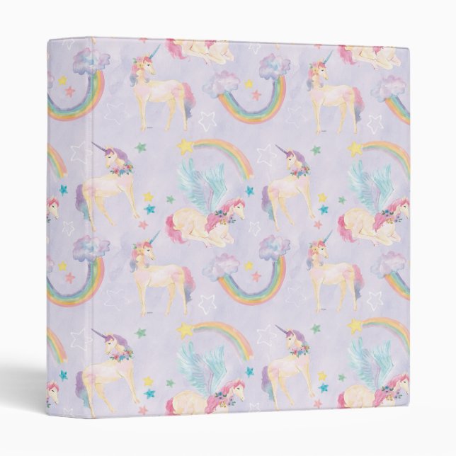 Magical Unicorns Pattern Binder (Front/Spine)