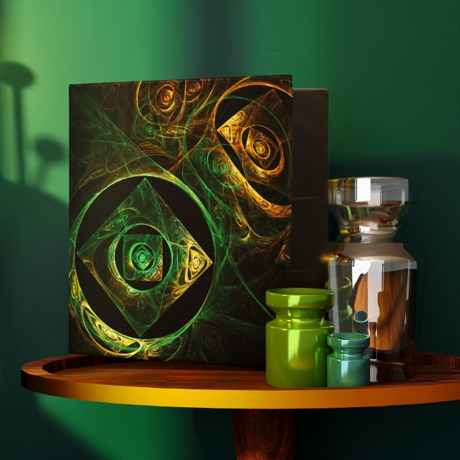 Magical Vibrations Abstract Art Binder (Magical Vibrations Abstract Art Binder)