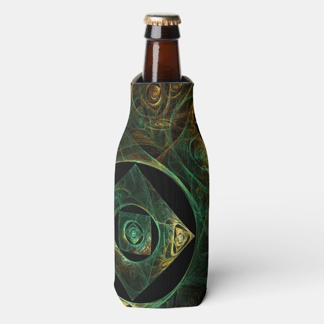 Magical Vibrations Abstract Art Bottle Cooler (Bottle Front)