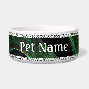 Magical Vibrations Abstract Art Dog Bowl