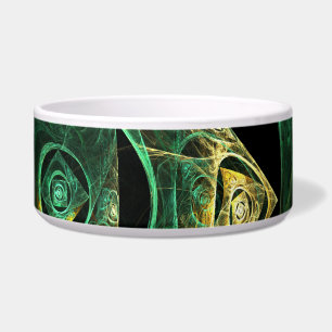Magical Vibrations Abstract Art Dog Bowl