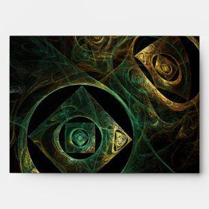 Magical Vibrations Abstract Art Envelope