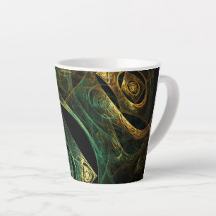 Magical Vibrations Abstract Art Latte Mug