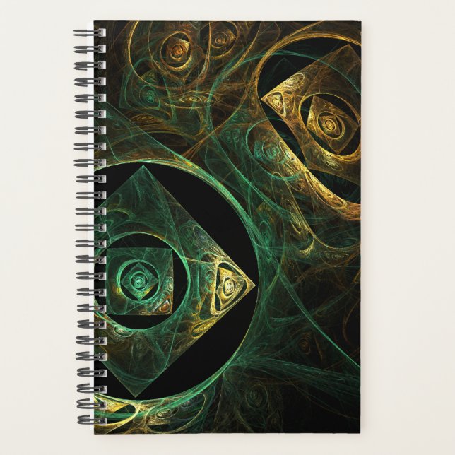 Magical Vibrations Abstract Art Planner (Front)