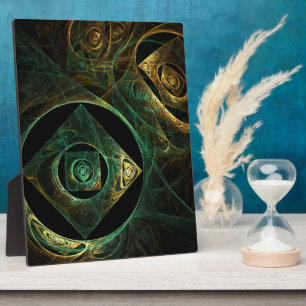 Magical Vibrations Abstract Art Plaque