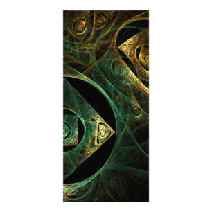Magical Vibrations Abstract Art Rack Card